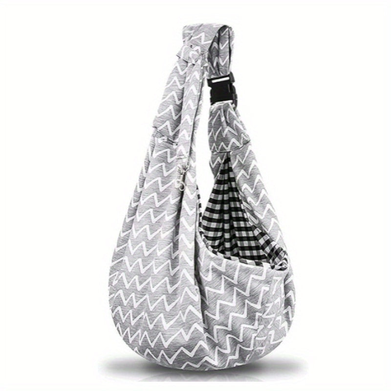 Comfortable Hands-Free Pet Sling Carrier for Dogs and Cats