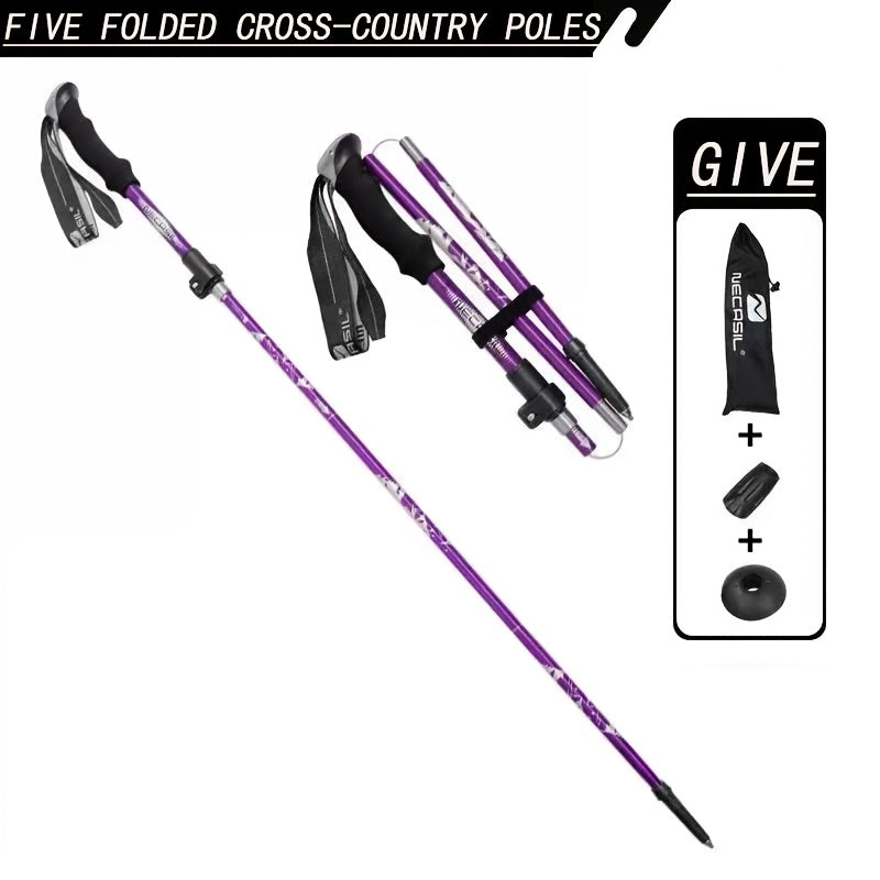 Lightweight Folding Trekking Cane for Hiking and Walking