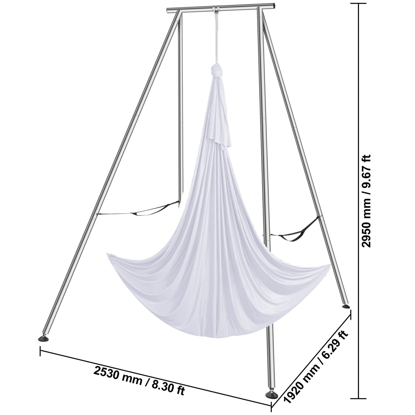 VEVOR Aerial Yoga Frame with Professional Yoga Hammock