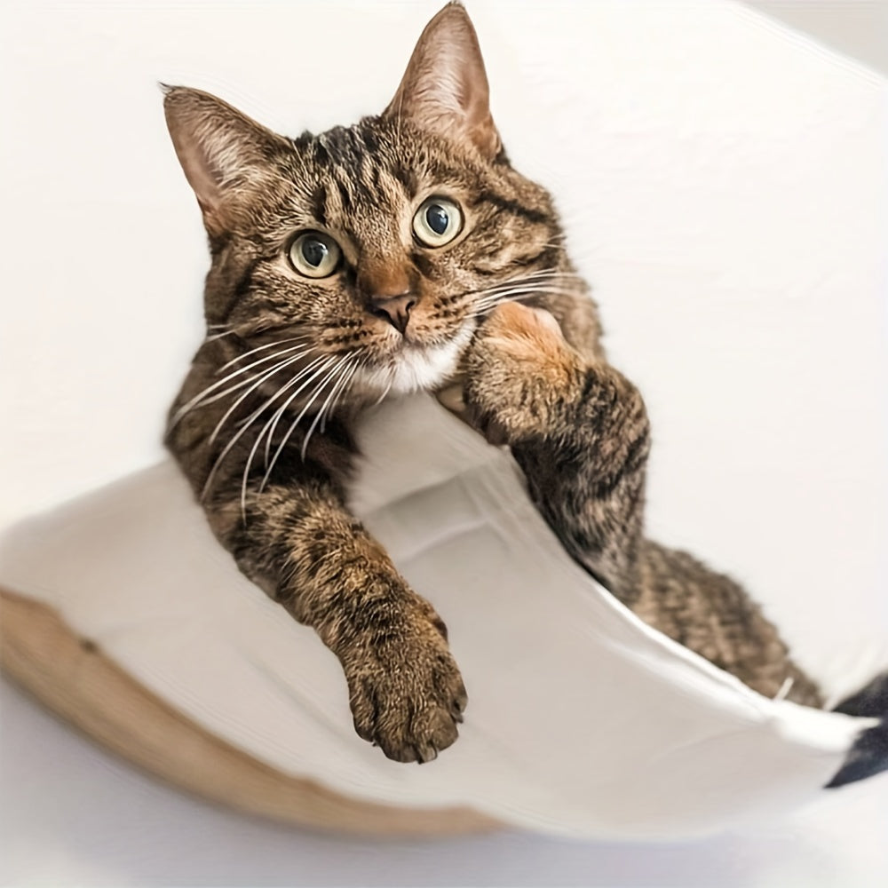 Polyester Cat Hammock Bed Hanging Swing For Relaxation