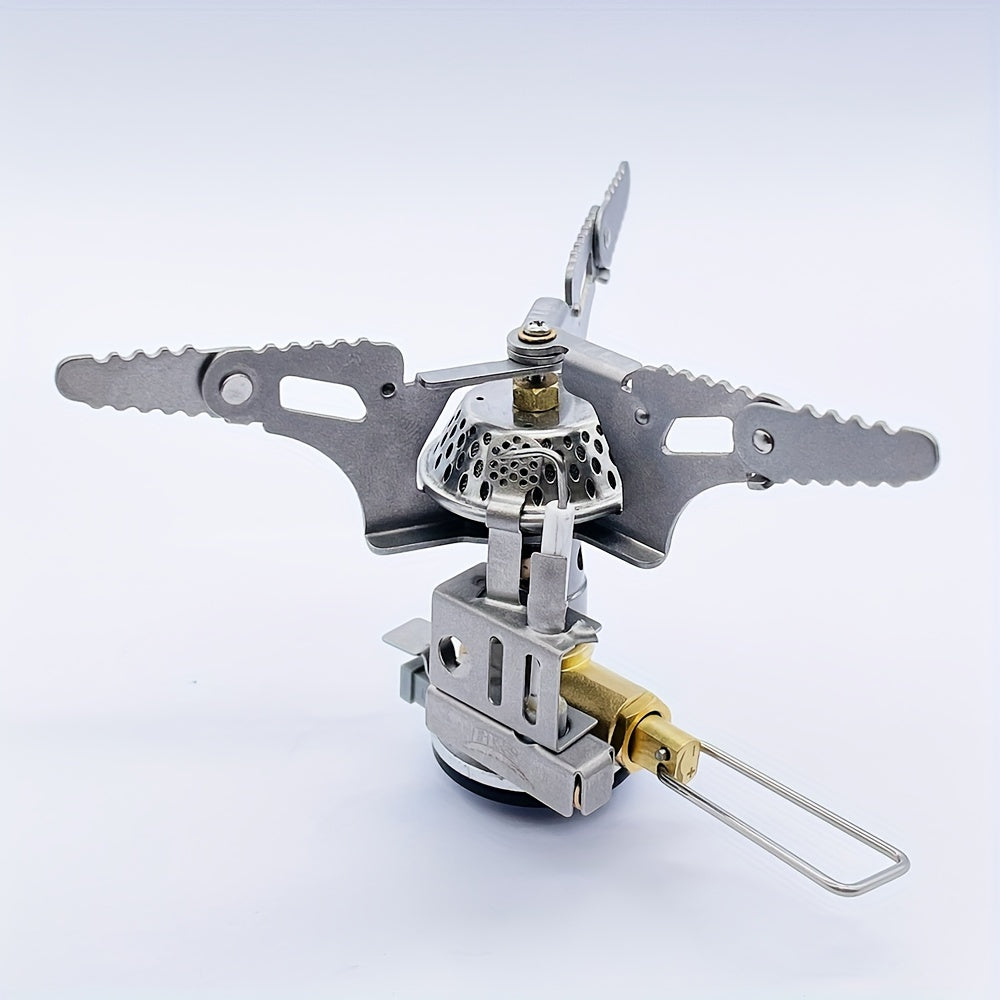 Portable Titanium Gas Stove Head Folding For Outdoor Cooking