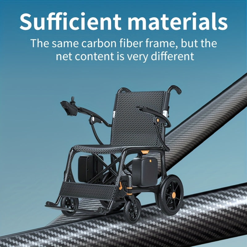 PerfCare Carbon Fiber Wheelchair Foldable Dual Battery