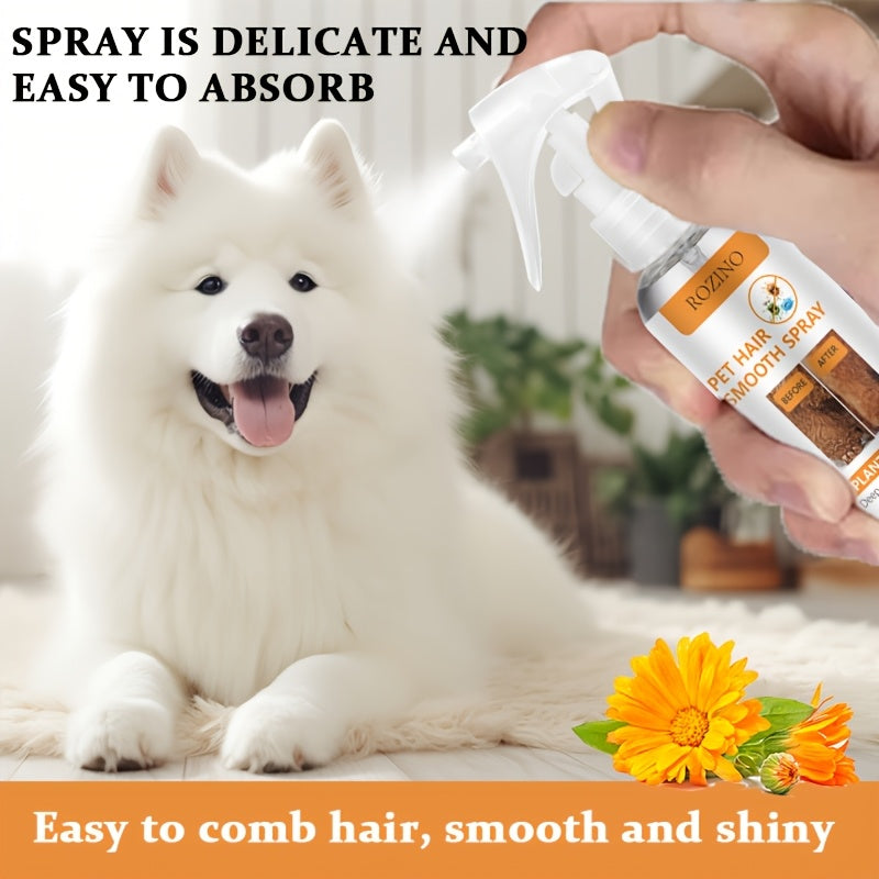 Powerful Leave In Pet Hair Detangler And Deodorizing Spray