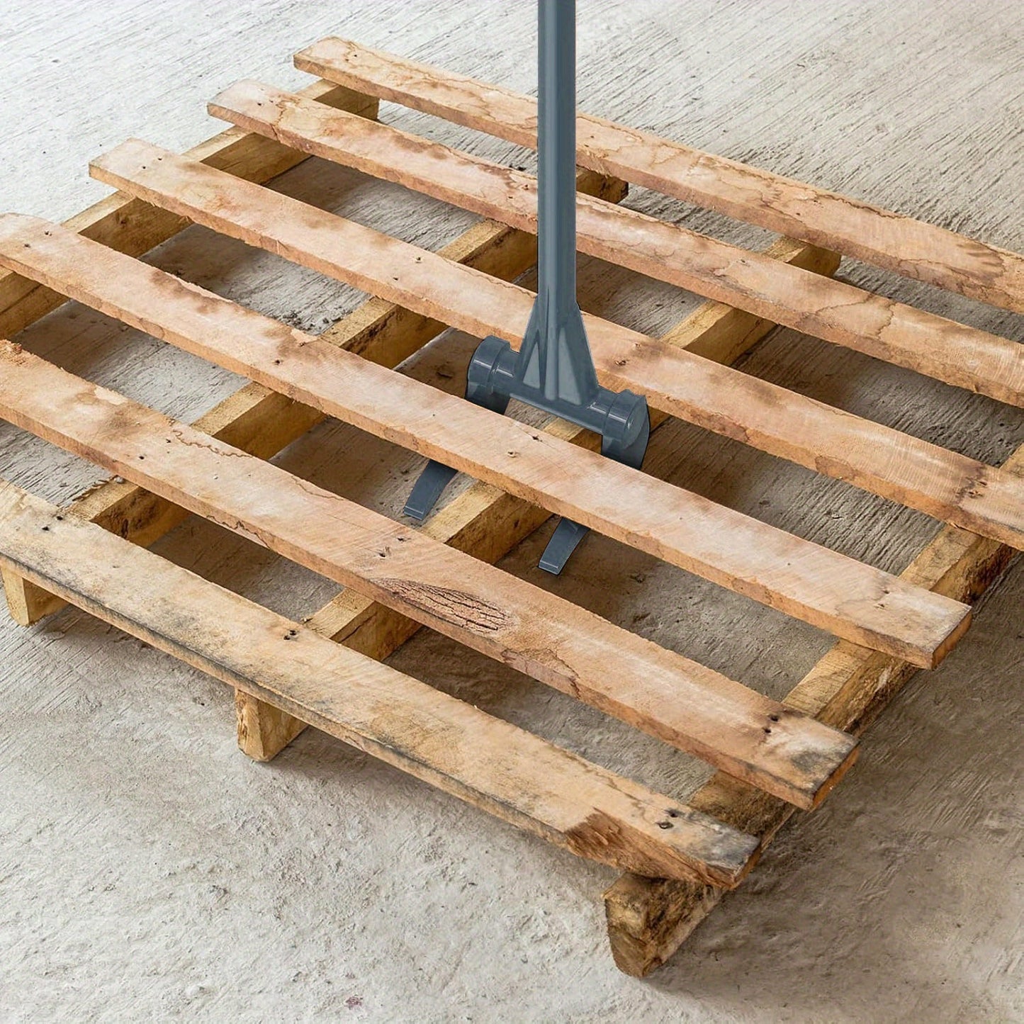 Heavy-Duty Steel Pallet Buster with Non-Slip Handle