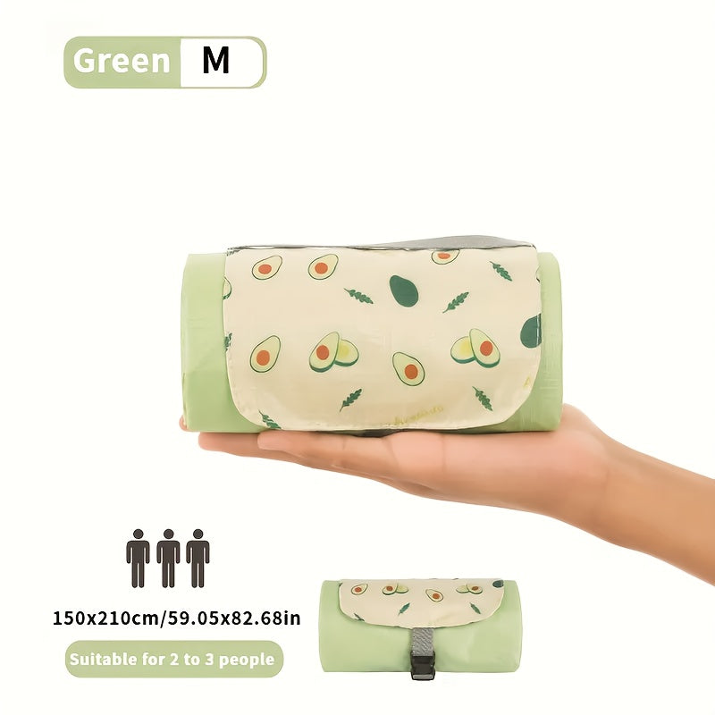 Portable Outdoor Nylon Mat With Pattern Styles For Picnics