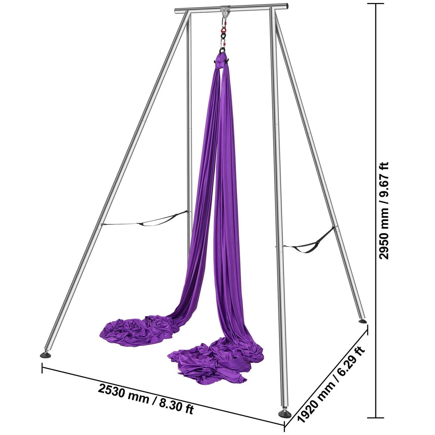 VEVOR Aerial Yoga Frame with Professional Yoga Hammock