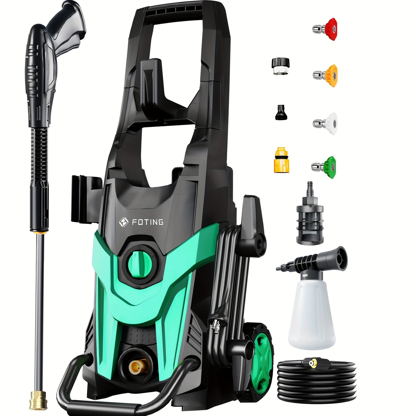 Heavy Duty Electric Pressure Washer With Foam Cannon