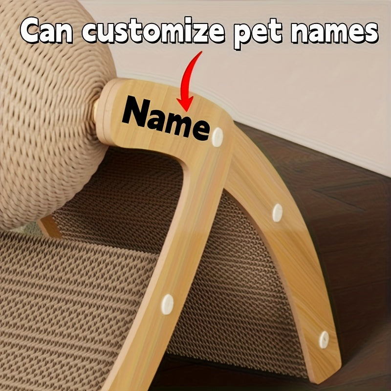 Sisal Cat Scratcher Board And Lounge Chair 2 In 1 Cat Bed