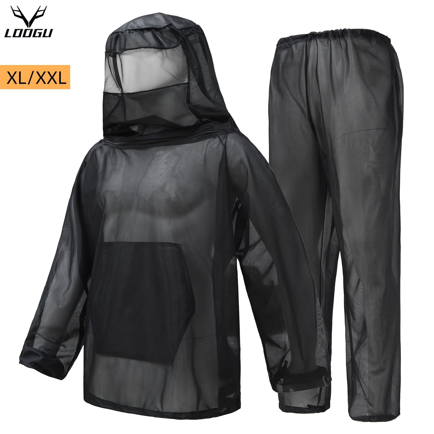LOOGU Camouflage Mosquito Net Set for Outdoor Protection