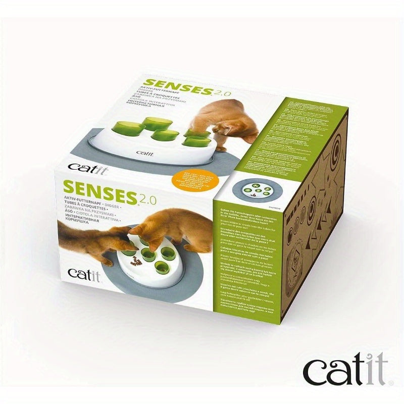 Senses Two Point Zero Interactive Cat Slow Feeder Puzzle