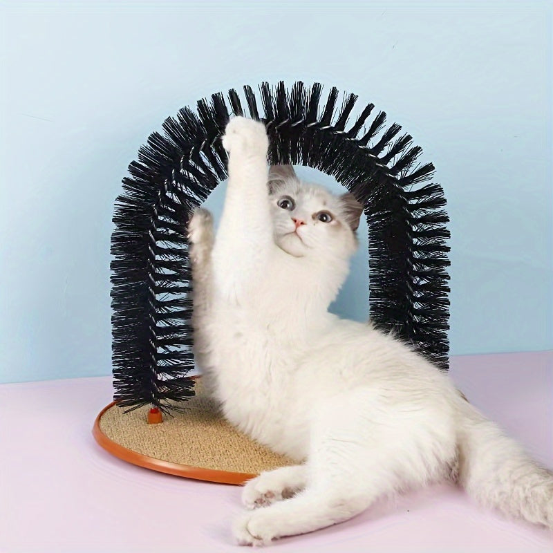Multi Functional Cat Groomer 4 In 1 Self Grooming Arch