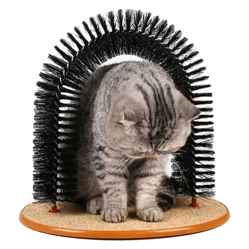Multi Functional Cat Groomer 4 In 1 Self Grooming Arch