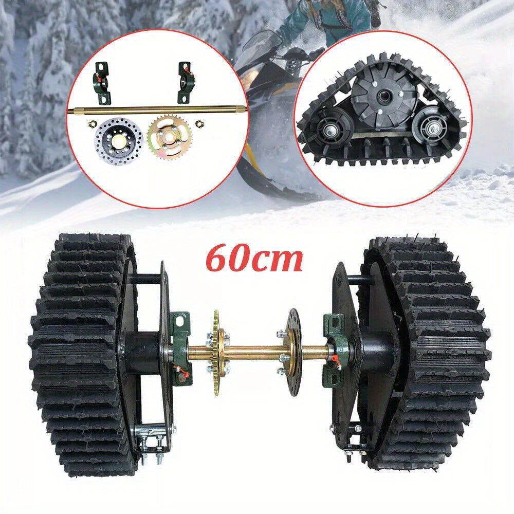 ATV Snowmobile Rear Track Assembly For All Models Traction
