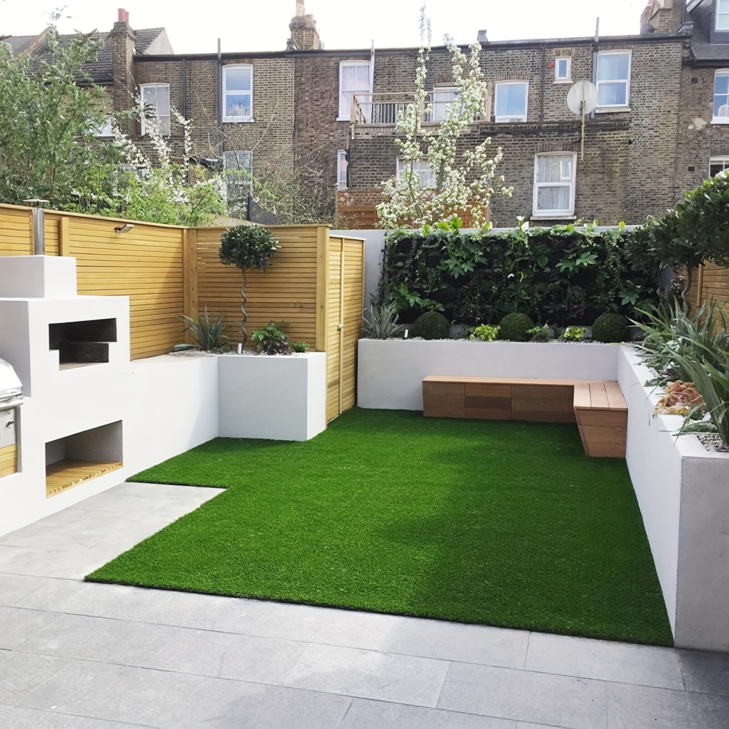 Realistic Artificial Grass Turf For Garden Pets Indoor
