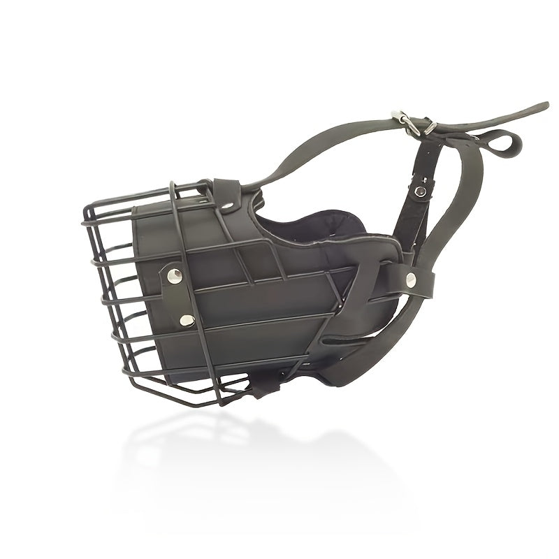 Stainless Steel Dog Mouth Cage For Training Adjustable Buckle