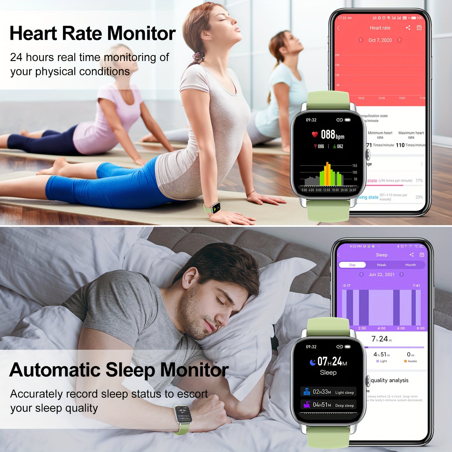 Men's And Women's Smartwatches With Fitness Tracking And Calling