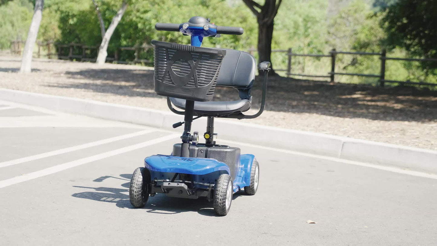 Folding 4 Wheel Electric Scooter 250W Range 15.5 Miles