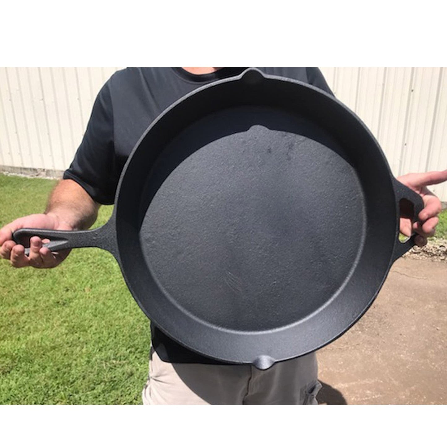IRESTAURANT PLUS Preseasoned Cast Iron Skillet Durable