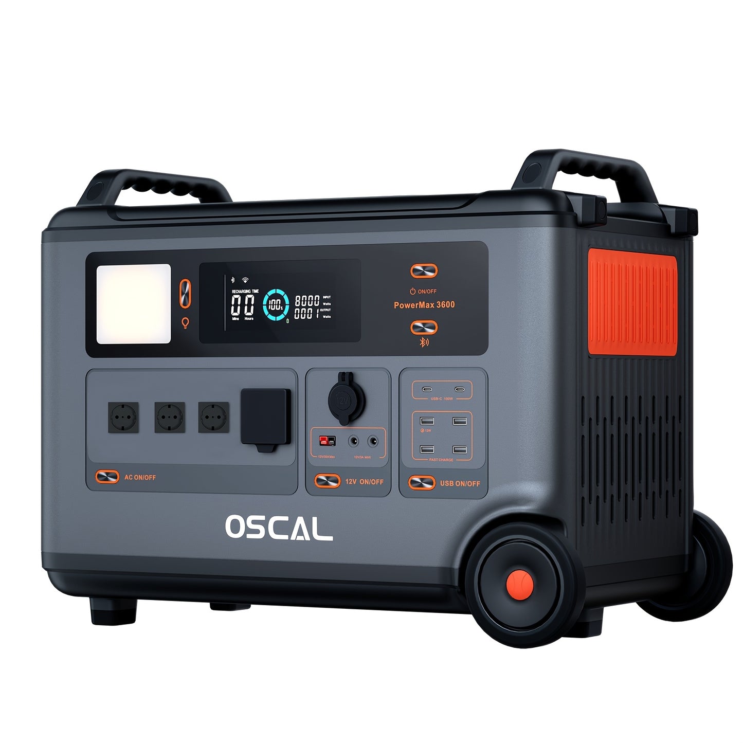 OSCAL PowerMax 6000 Portable Power Station LiFePO4