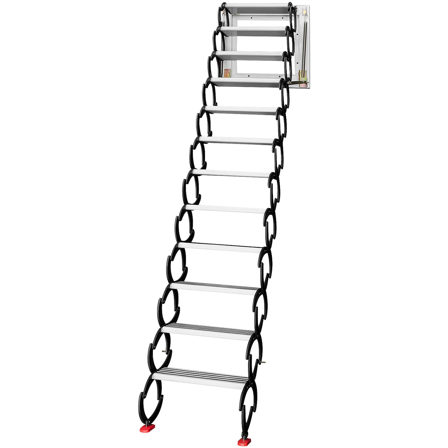 VEVOR Retractable Attic Ladder with Armrests for Easy Access