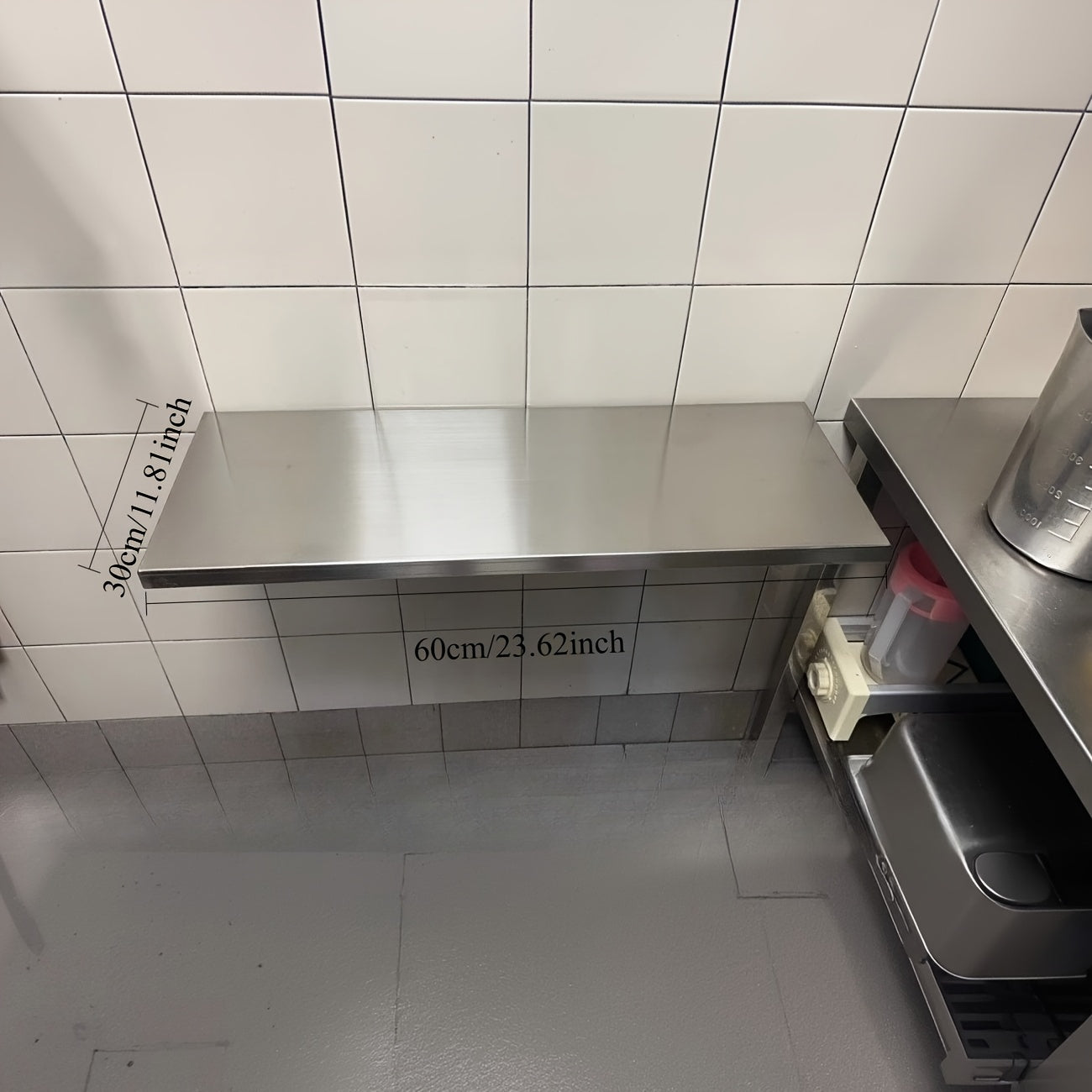 Stainless Steel Wall Mounted Folding Storage Rack Kitchen