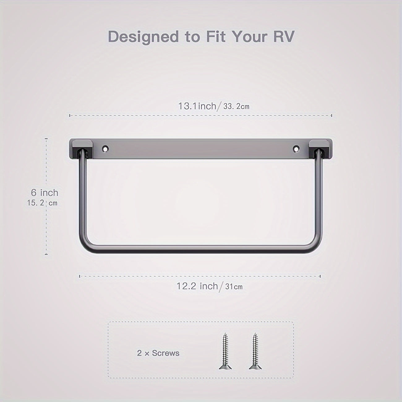 Aluminum RV Shoe Rack Wall-Mounted Organizer for Efficient Storage