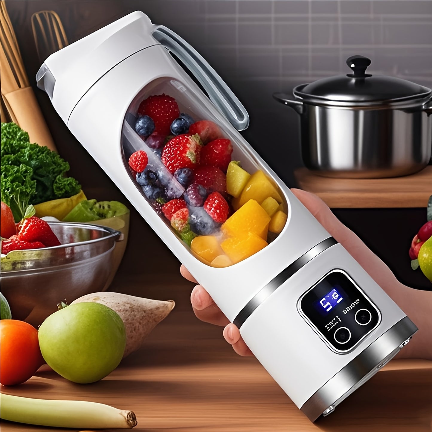 Portable USB Rechargeable Mini Blender And Juicer 3 Modes