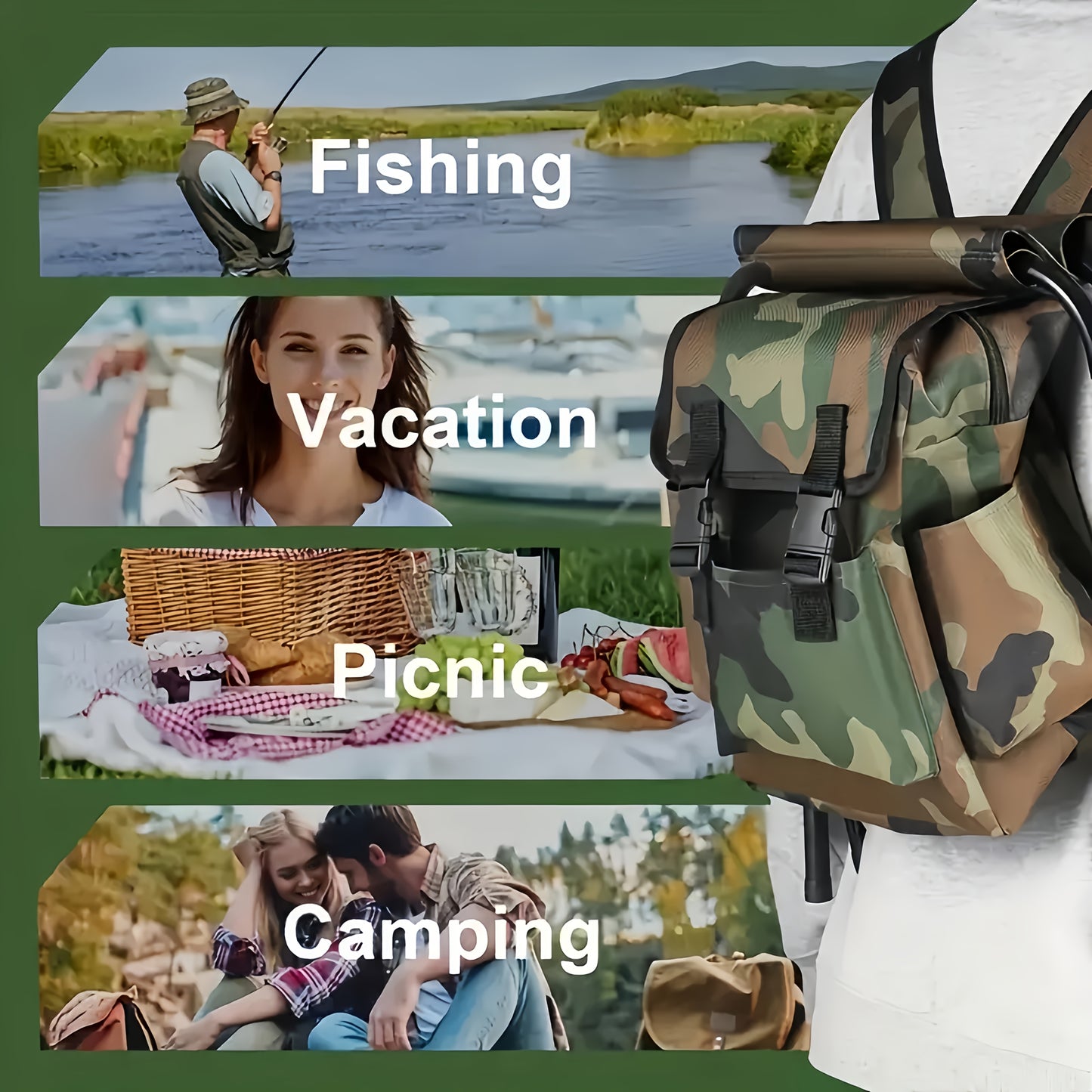 Folding Camping Chair Backpack for Ultimate Outdoor Adventure