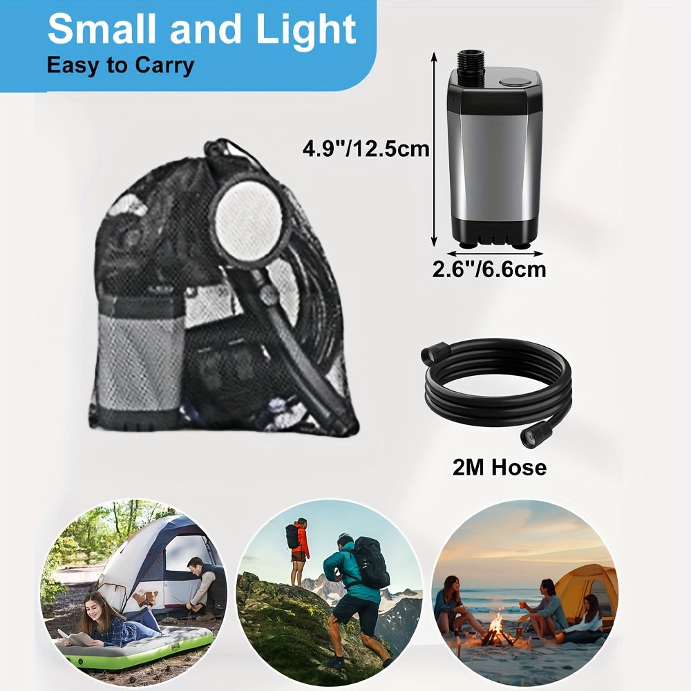 Portable Camping Shower Pump With Intelligent Display