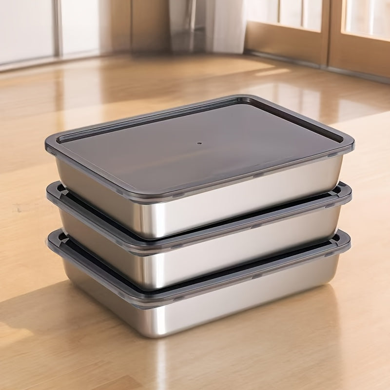 Stainless Steel Food Storage Containers Leakproof Stackable