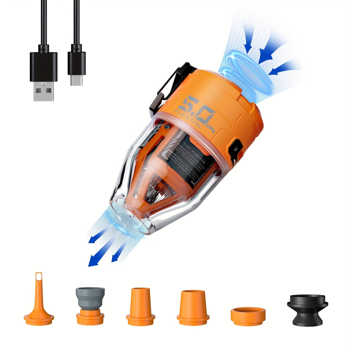 FLExtail Max Pump 3 Portable Electric Air Pump with Light