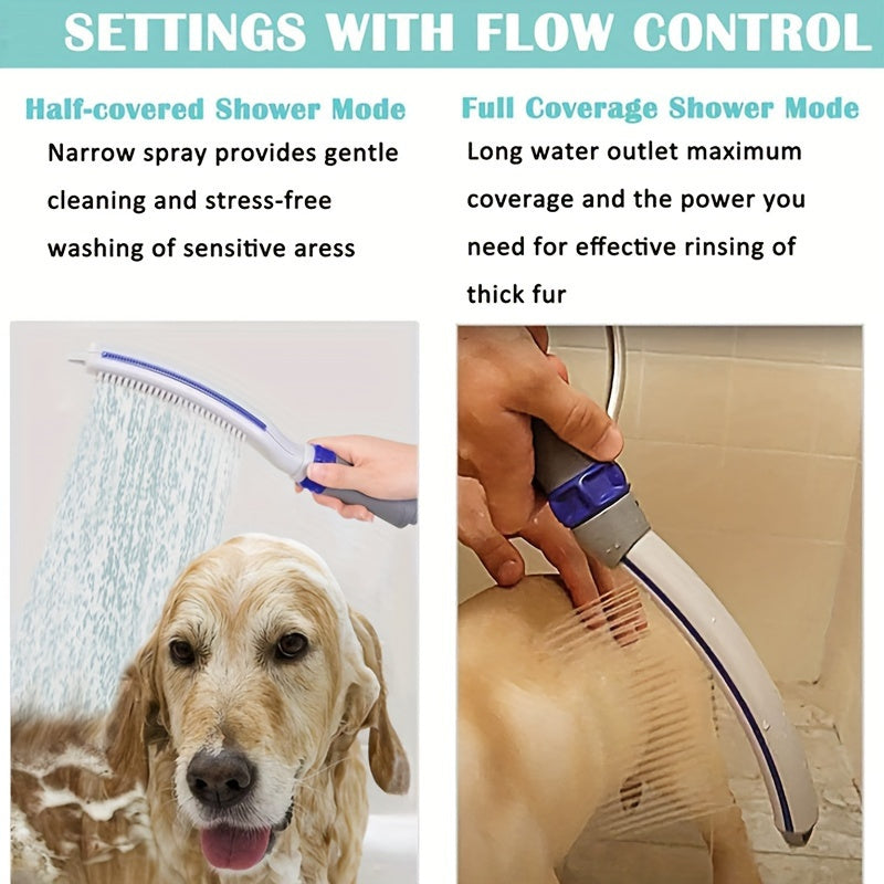 Adjustable Dog Bath Sprayer With 2.5m Hose For Grooming