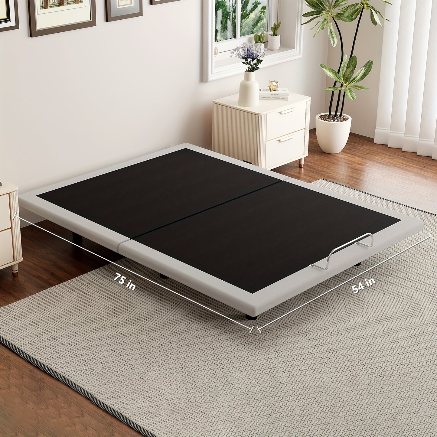 Electric Adjustable Bed Frame With Massage And Remote