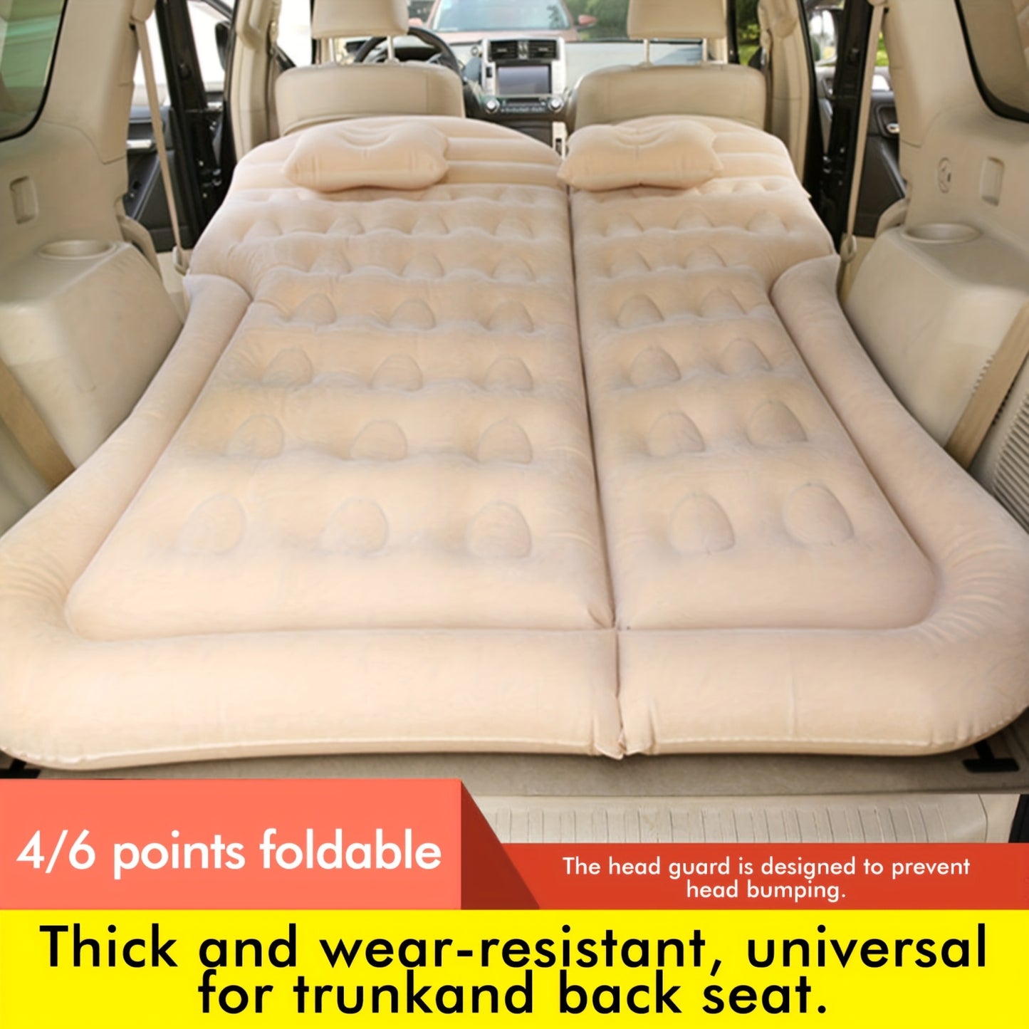 Upgraded SUV Air Mattress for Outdoor Camping Adventures