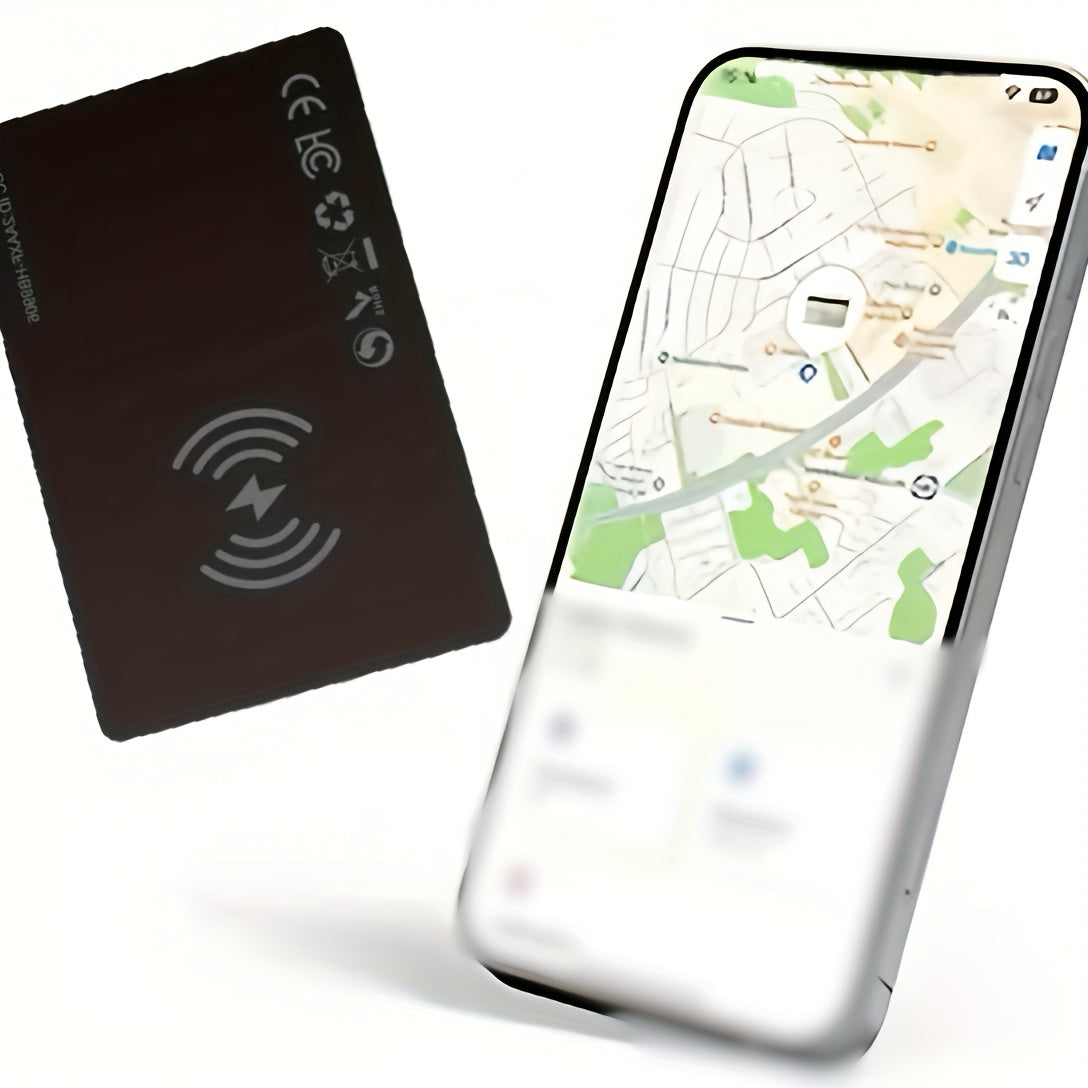 Ultra-Thin Waterproof Wireless Charging GPS Locator Card