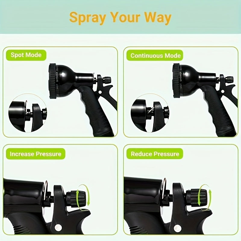 High-Pressure Camping Shower Kit with Detachable Hose and Nozzle