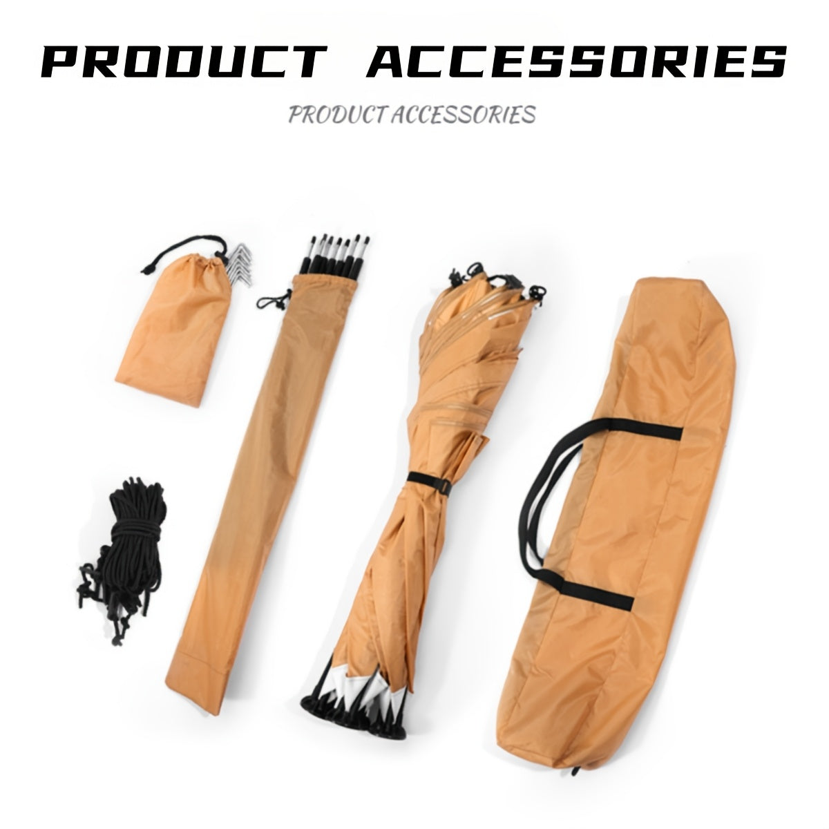 Portable Windproof Camping Cloth Curtain for Outdoor Use
