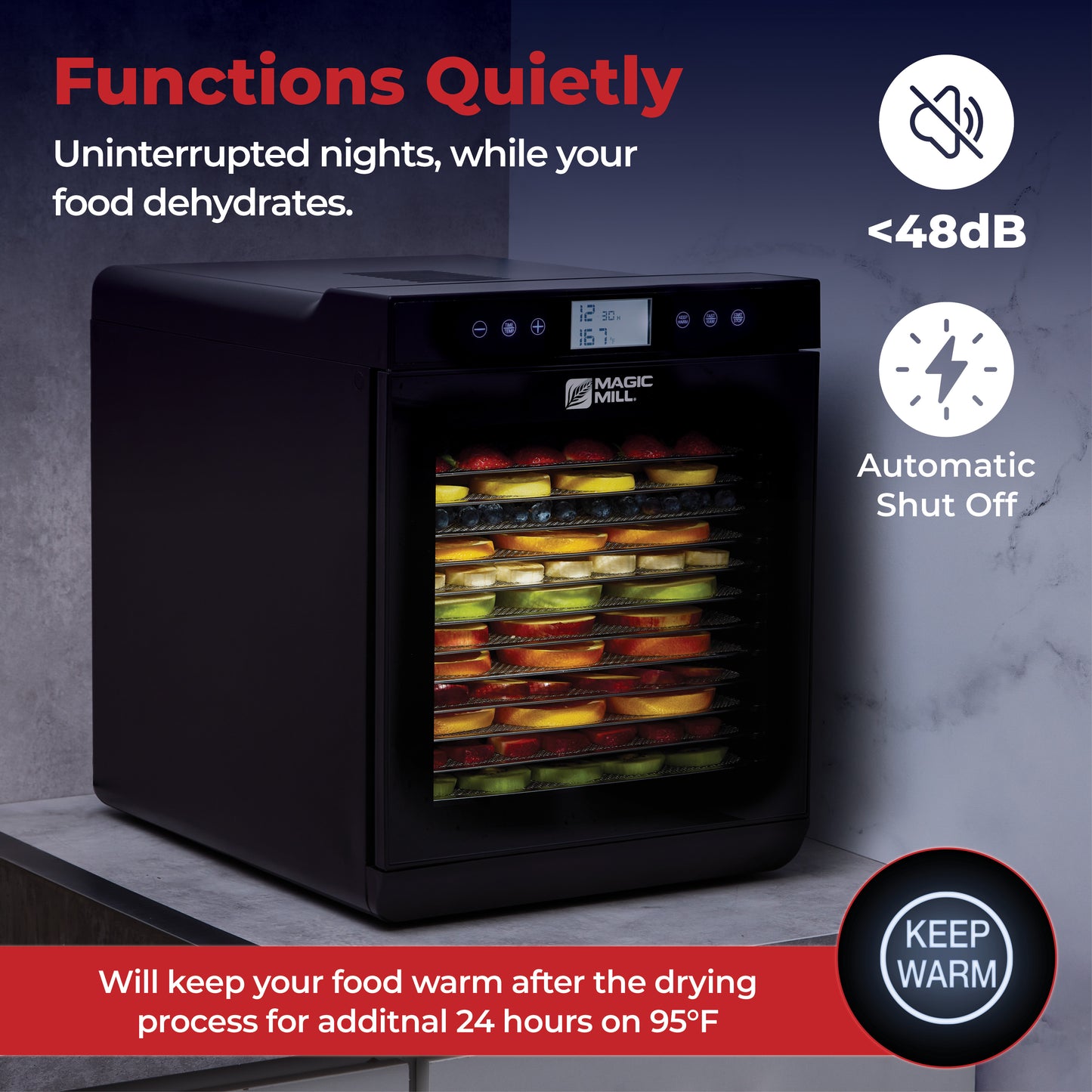 Premium Food Dehydrator For Beef Jerky And Vegetables