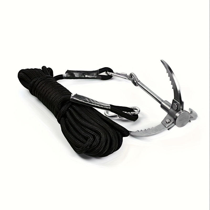 Heavy Duty Grappling Hook 880lb Capacity Stainless Steel