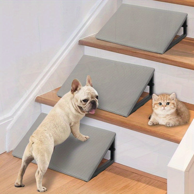 Heavy Duty Dog Ramp and Pet Steps with Non Slip Base