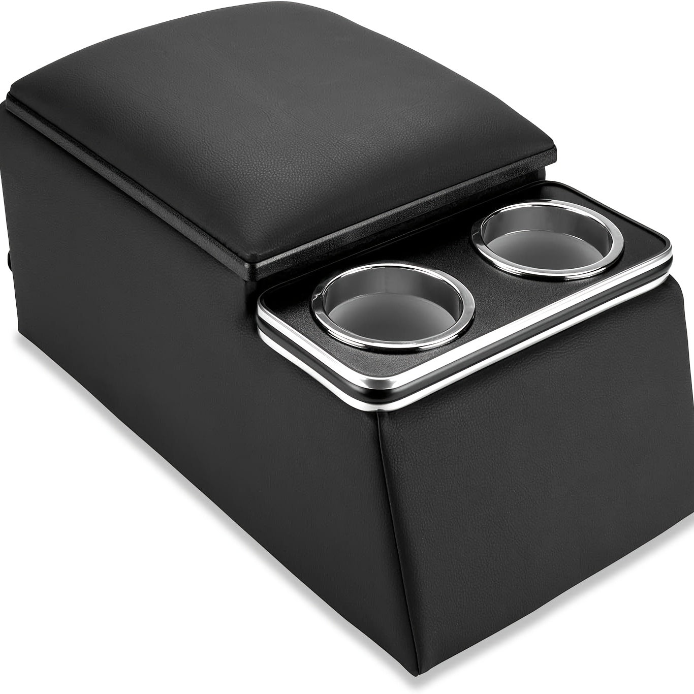 Center Console Organizer With Cup Holders And Storage