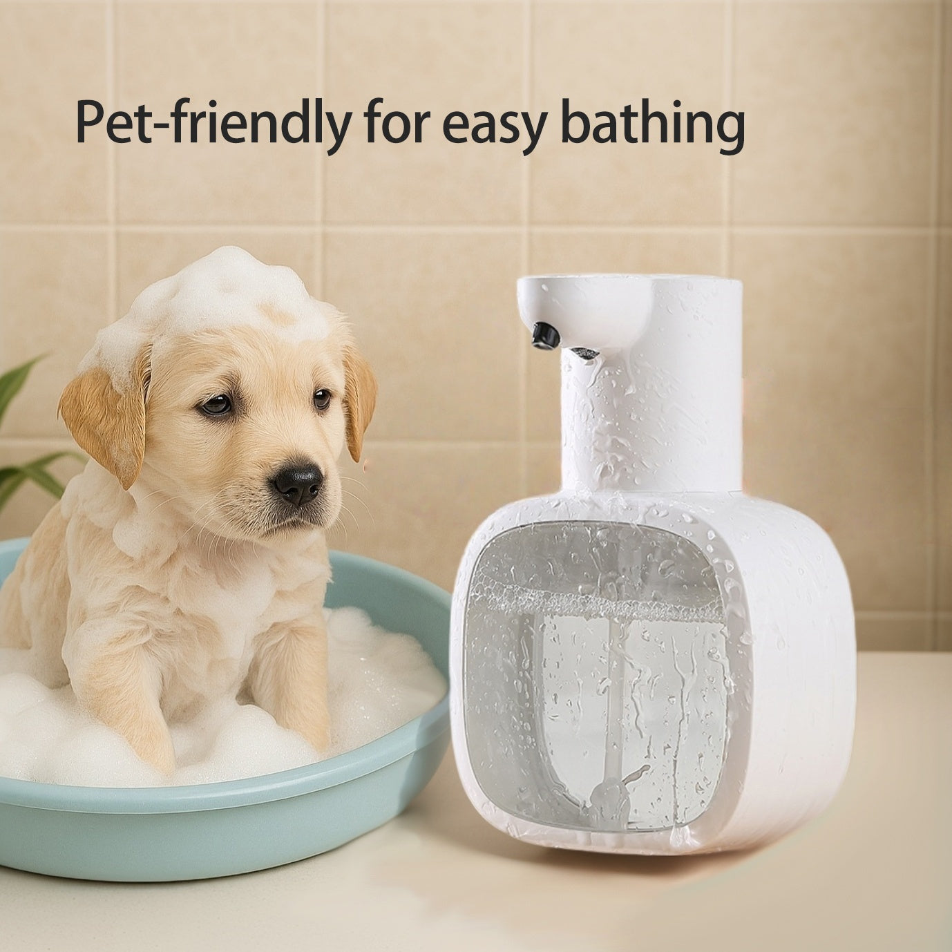 Automatic Foam Soap Dispenser Hands Free Wall Mount USB