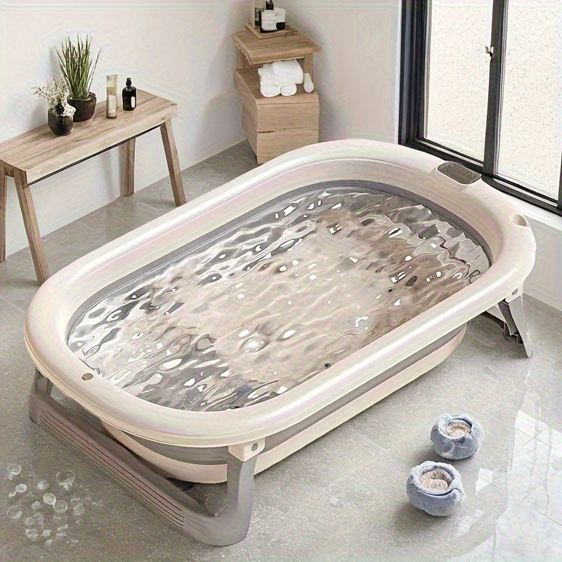 Foldable Pet Bathtub for Dogs and Cats - Space Saving Design