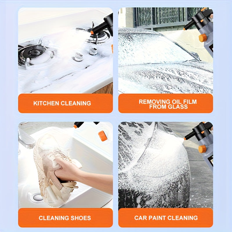 Electric Car Wash Foam Spray Gun With 70 Degree Wide Angle