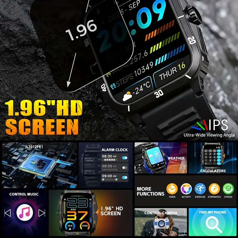 Smart Watch for Men with Long Battery Life and Call Features