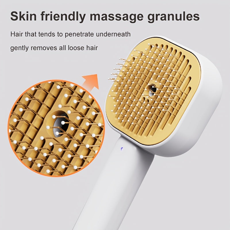 USB Rechargeable Pet Grooming Brush for Cats and Dogs