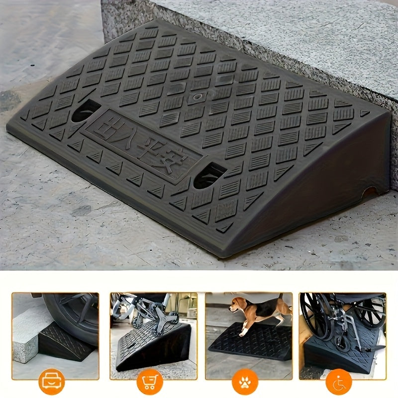 Portable Car Roadside Ramp for Mowers, Wheelchairs and Pets