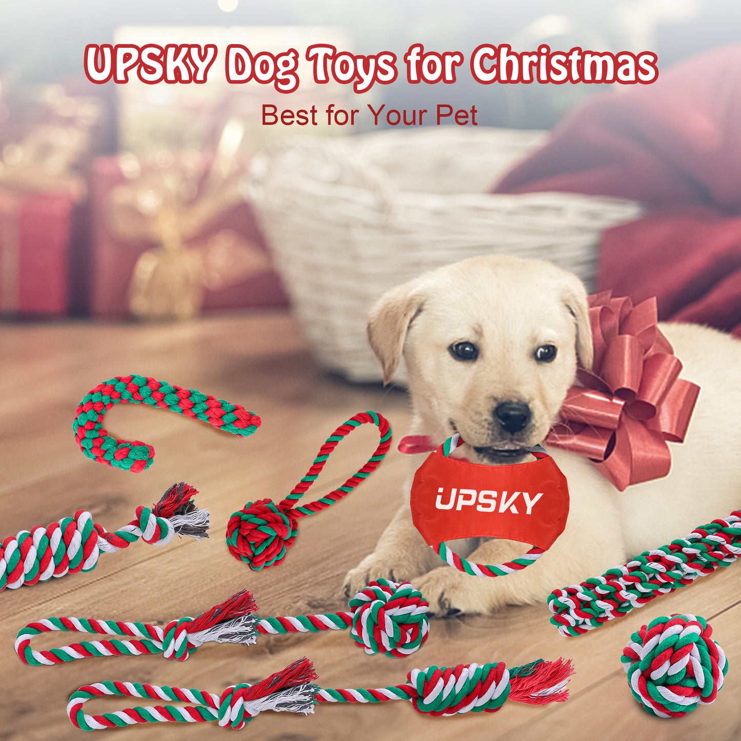 Durable Dog Chew Toy Set For Aggressive Chewers Rope Toys