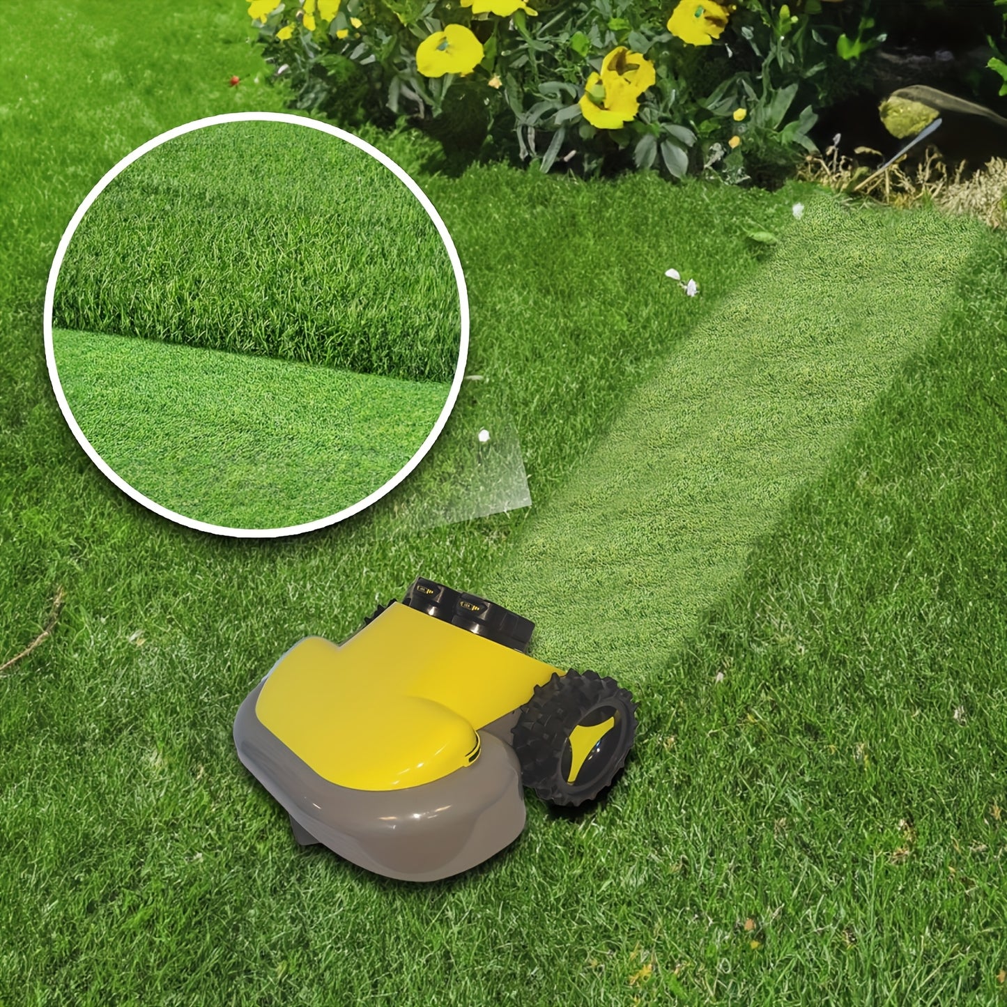 Remote Control Battery Powered Lawn Mower for Effortless Cutting