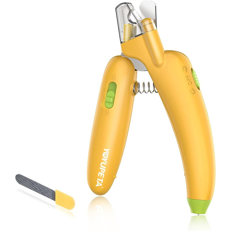Dog And Cat Nail Clippers With LED Light Built In File